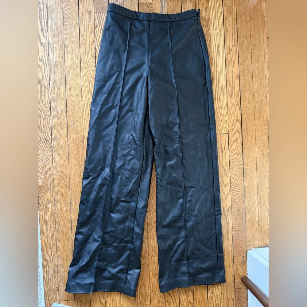 Zara Faux Leather Pants - Size Medium